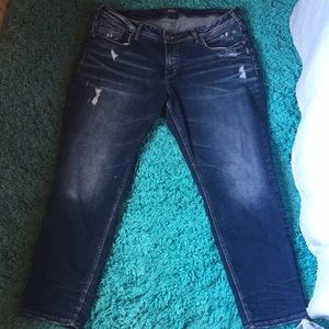 Silver Capri “Sam” Jeans